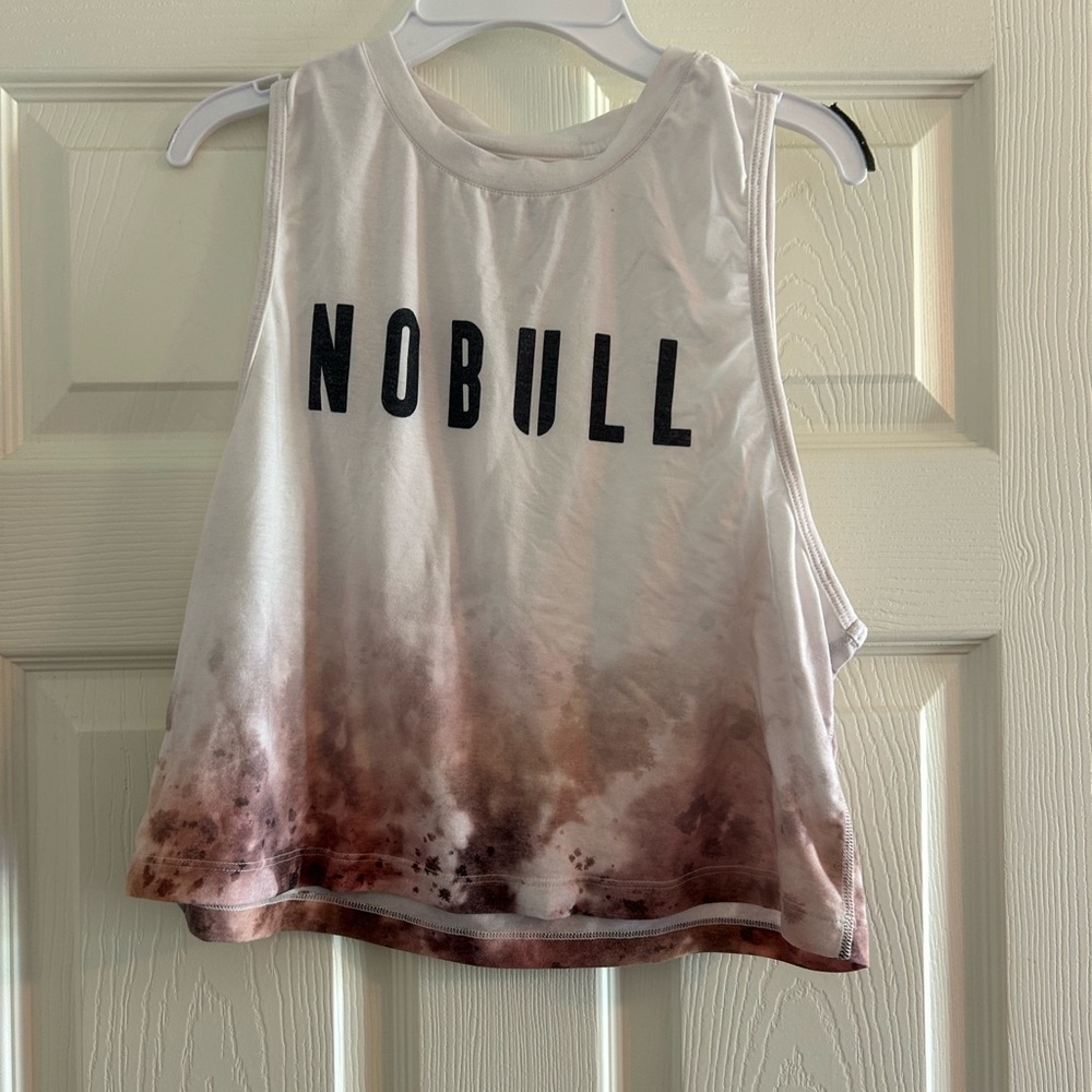 NOBULL White and Gray Tank Top